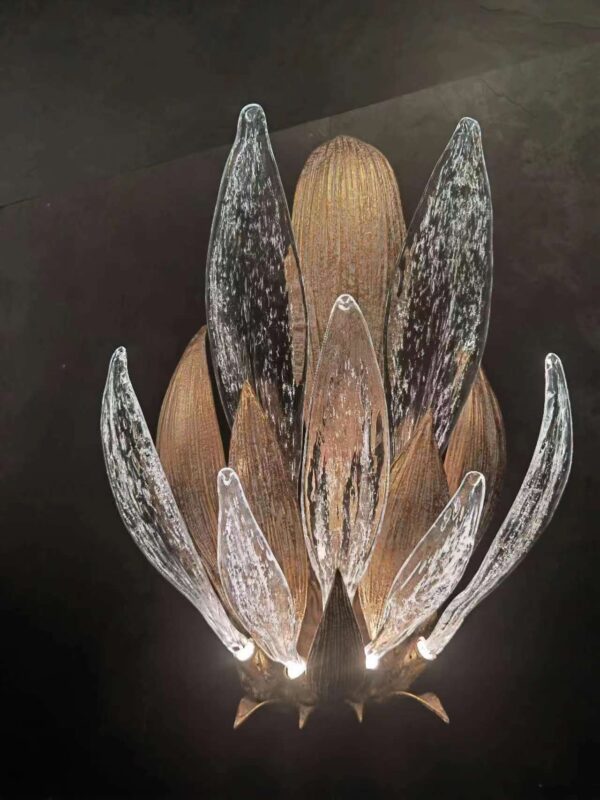 Elegant Lotus Petal Chandelier